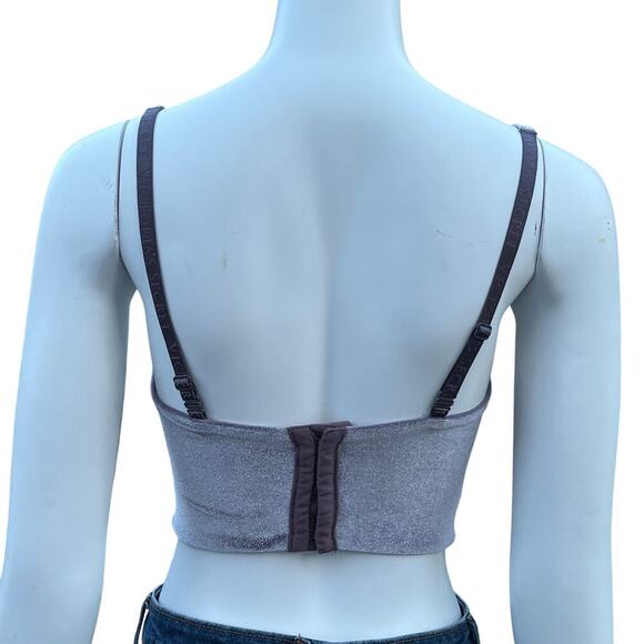 Victoria's Secrect Body by Victoria Lined Demi Double Gray Bra Size 34D - Picture 9 of 11